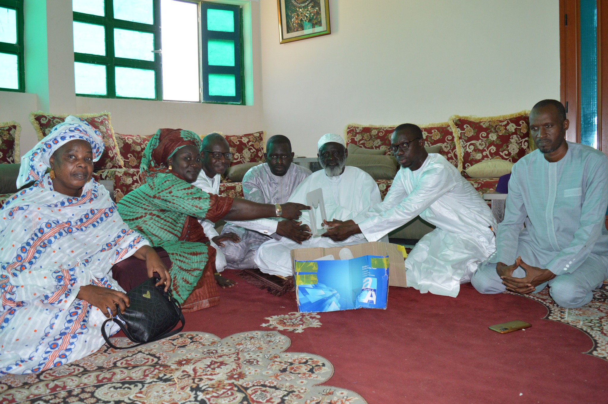 Visite de la délégation de la BU à l’institut islamique de Sérigne Samba Diagne