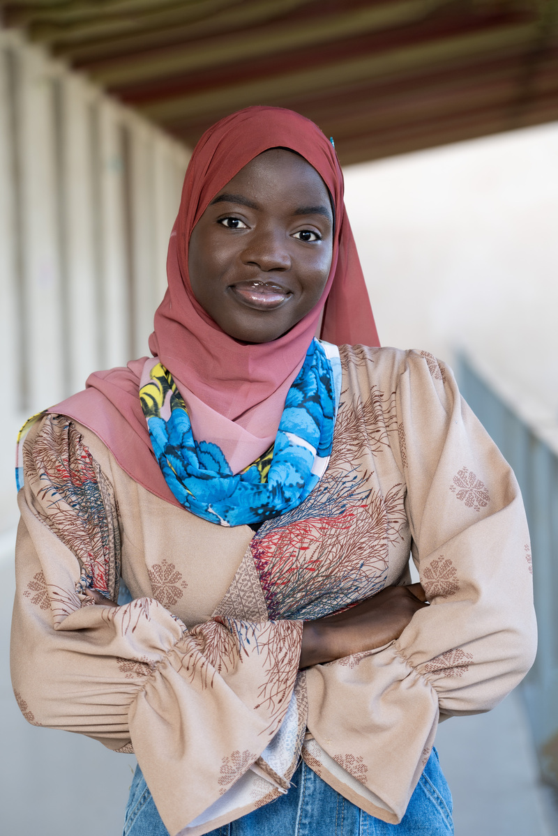 Portrait de Khoudia DIENG, étudiante en 2éme année du cycle préparatoire 