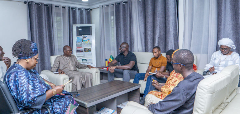 Visite de l’équipe Baobab à l’Université Gaston BERGER