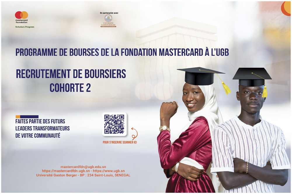 Recrutement de Boursiers Cohorte 2