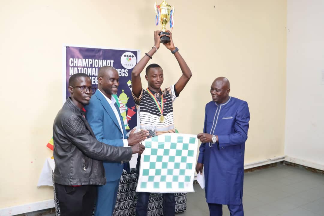 Performance : Abdoulaye Aziz Ly sacré champion du Sénégal de jeux d’échecs 2023