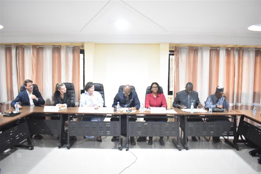 Une délégation de l’ambassade d’Autriche en visite à l’UGB.