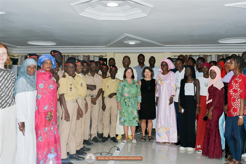 Visite de l’ambassadrice d'Autriche à l’Université Gaston BERGER de Saint-Louis