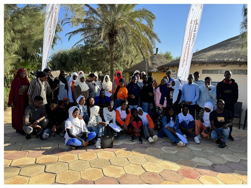 Camp de vacances des étudiants du Programme de Bourses de la Fondation Mastercard à l'UGB