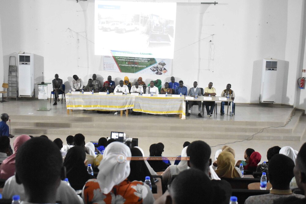 Amphi de rentrée de la Promotion 34 de l’UFR S2ATA