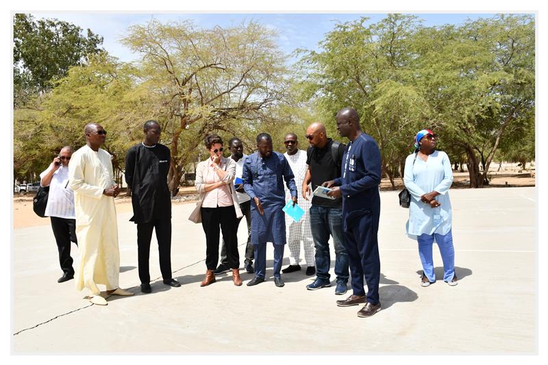 Visite de la Coordonnatrice du Projet « Sport pour le développement en Afrique »