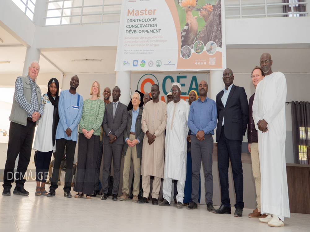 Visite de la Fondation Leventis et de ses partenaires à l'Université Gaston Berger de Saint-Louis