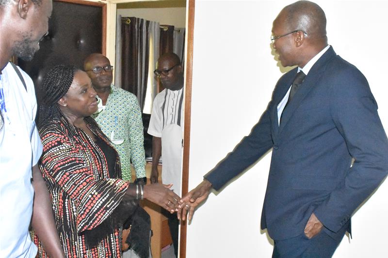 Une délégation de l’Université Nangui Abrogoua de Côte d’Ivoire en visite à l’UGB