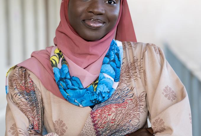 Portrait de Khoudia DIENG, étudiante en 2éme année du cycle préparatoire 