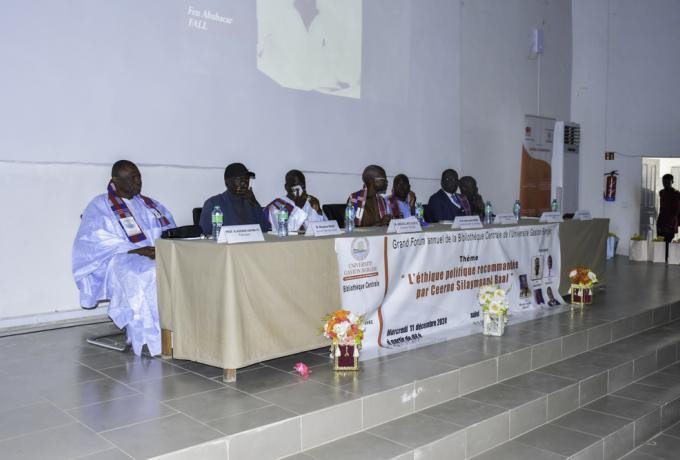 Forum annuel de la Bibliothèque Centrale de l’UGB : Une réflexion sur l’éthique politique à travers l’œuvre de Ceerno Silaymaani BAAL.