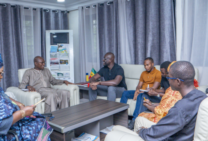 Visite de l’équipe Baobab à l’Université Gaston BERGER