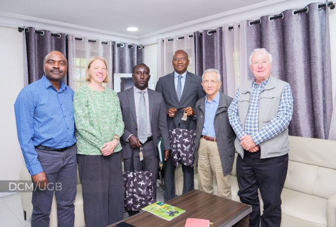 Visite de la Fondation Leventis et de ses partenaires à l'Université Gaston Berger de Saint-Louis